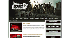 Desktop Screenshot of anakirecords.com